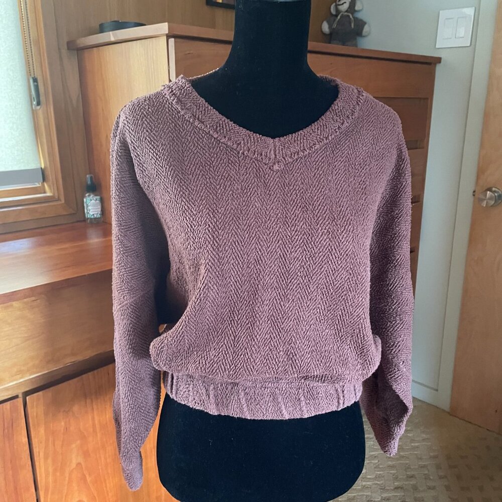 Free People Cinch Waist Dolman Sleeve Pullover S